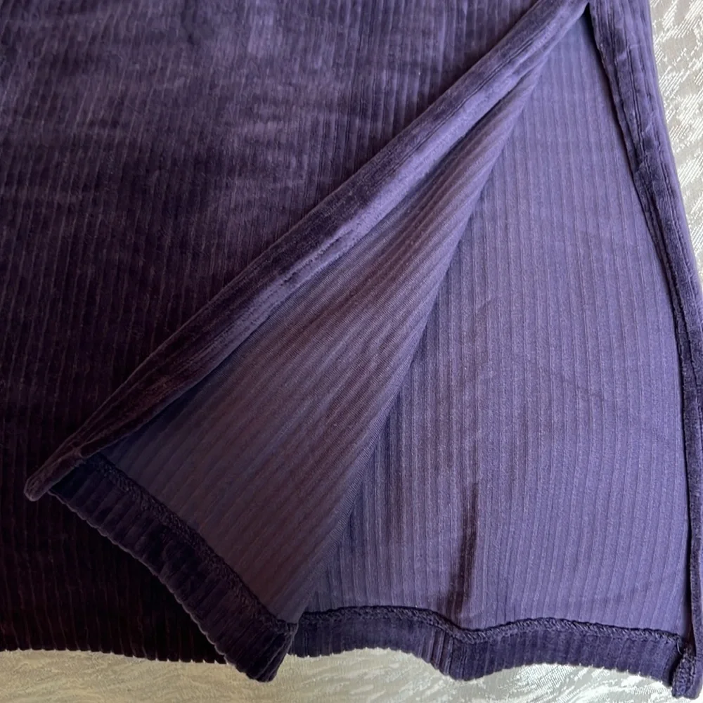 Free People Helen Rib Tube Skirt in Midnight Swim NWT - Picture 7 of 9